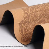 cork yoga mat, non-slip, double-sided and highly elastic