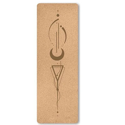 cork yoga mat, non-slip, double-sided and highly elastic