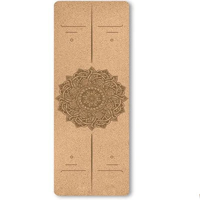 cork yoga mat, non-slip, double-sided and highly elastic