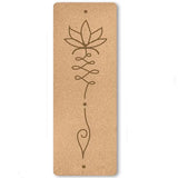cork yoga mat, non-slip, double-sided and highly elastic