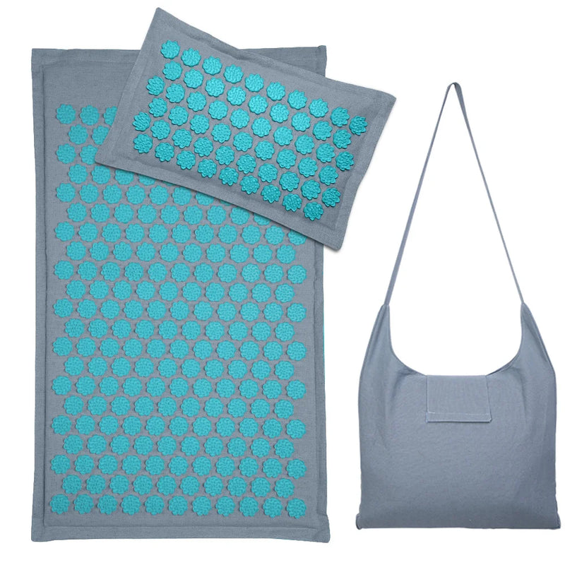 Acupressure mat, back pain, pre-puncture mat