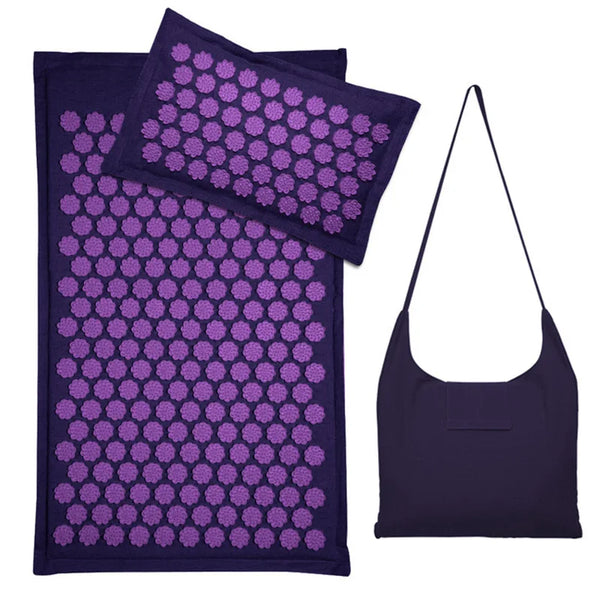 Acupressure mat, back pain, pre-puncture mat