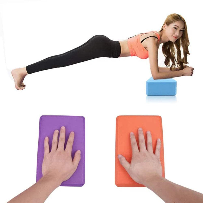 High-density EVA foam yoga blocks for gym & pilates workouts - Yoga Essentials Here
