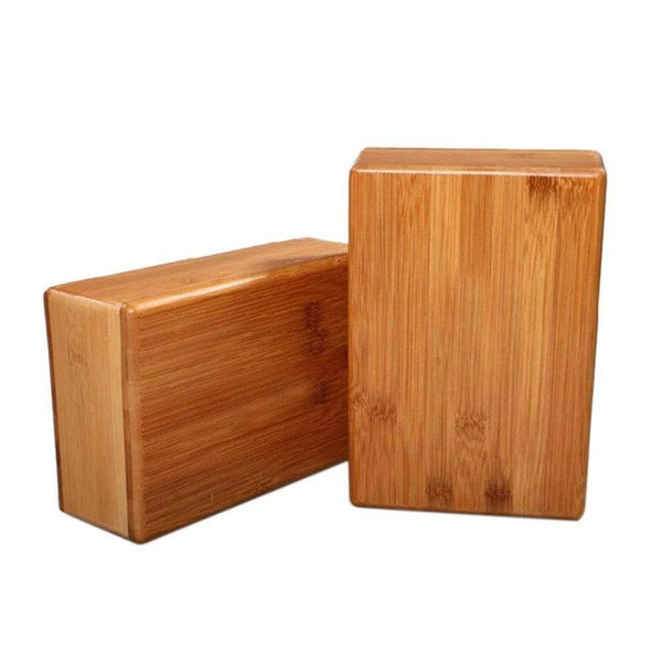 Bamboo Yoga Block – Eco-Friendly Pilates & Fitness Accessory - Yoga Essentials Here