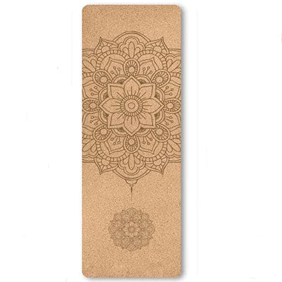 cork yoga mat, non-slip, double-sided and highly elastic
