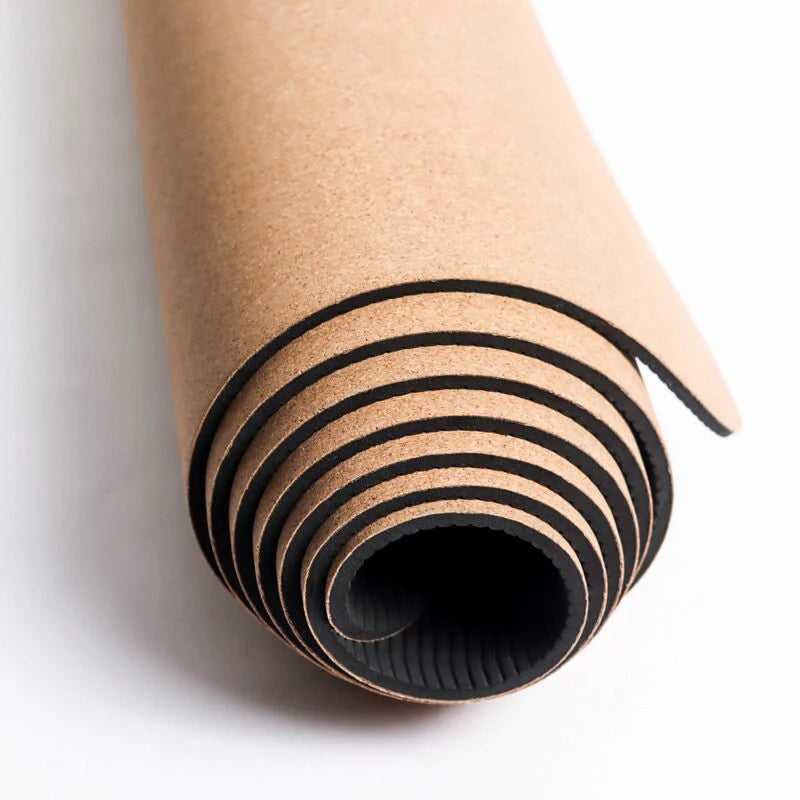 cork yoga mat, non-slip, double-sided and highly elastic