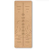 cork yoga mat, non-slip, double-sided and highly elastic