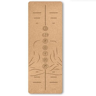 cork yoga mat, non-slip, double-sided and highly elastic