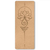 cork yoga mat, non-slip, double-sided and highly elastic