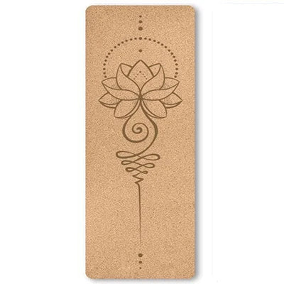 cork yoga mat, non-slip, double-sided and highly elastic
