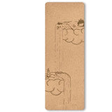 cork yoga mat, non-slip, double-sided and highly elastic