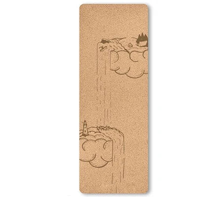cork yoga mat, non-slip, double-sided and highly elastic