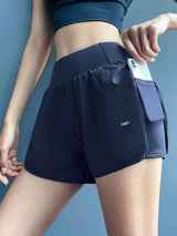 Women’s Yoga Shorts with Phone Pocket – Double Layer Comfort - Yoga Essentials Here
