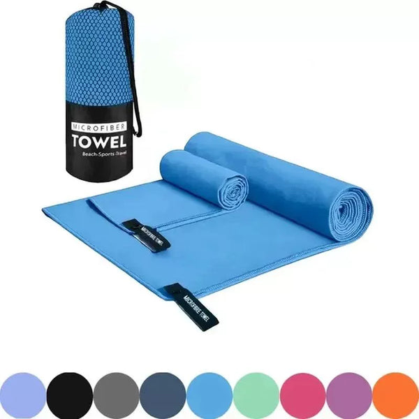 Microfiber gym towel, quick-drying, compact