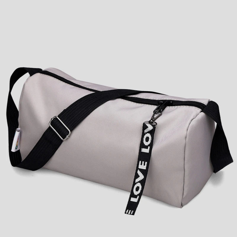 Women's gym bag, fitness training, travel