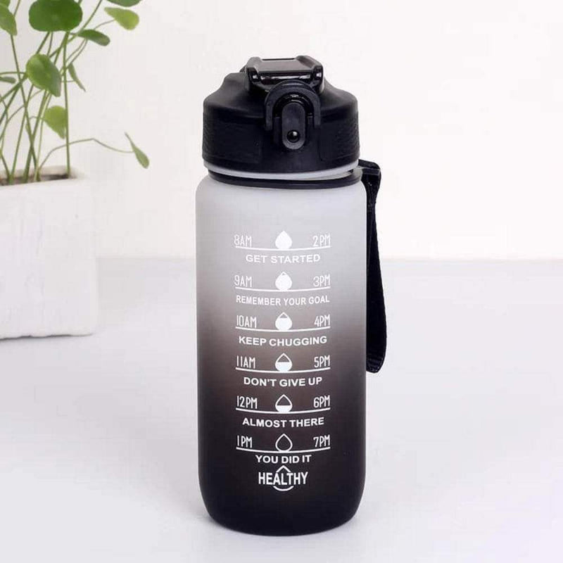 Water bottle, motivational, gym, yoga, running, sports - Yoga Essentials Here