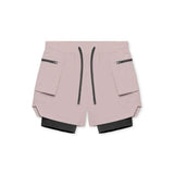 Men's 2-in-1 Gym Shorts, Double-Layer, Quick-Dry - Yoga Essentials Here