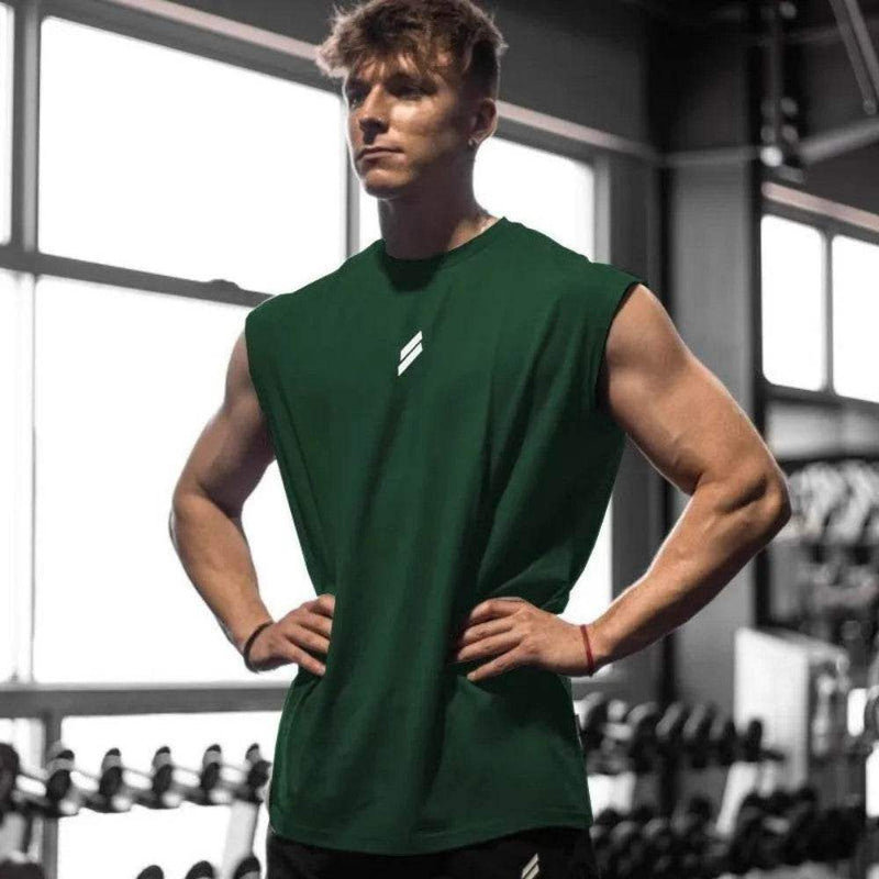 Men’s Sleeveless Gym T-Shirt – Quick-Dry, Lightweight - Yoga Essentials Here
