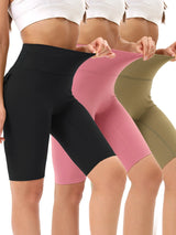 Women's high-waisted fitness short leggings