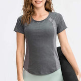 Women's yoga top, sports top, running top - breathable - Yoga Essentials Here