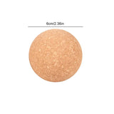 Cork massage ball for back, feet, yoga, therapy