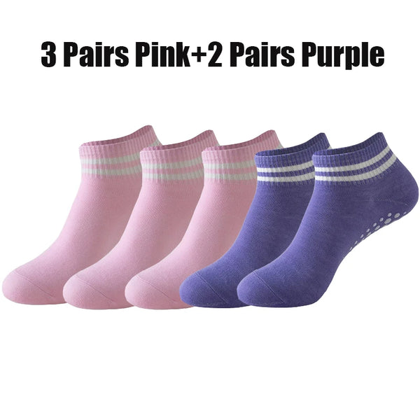 Non-slip yoga Pilates socks for women – grip socks for stability and comfort