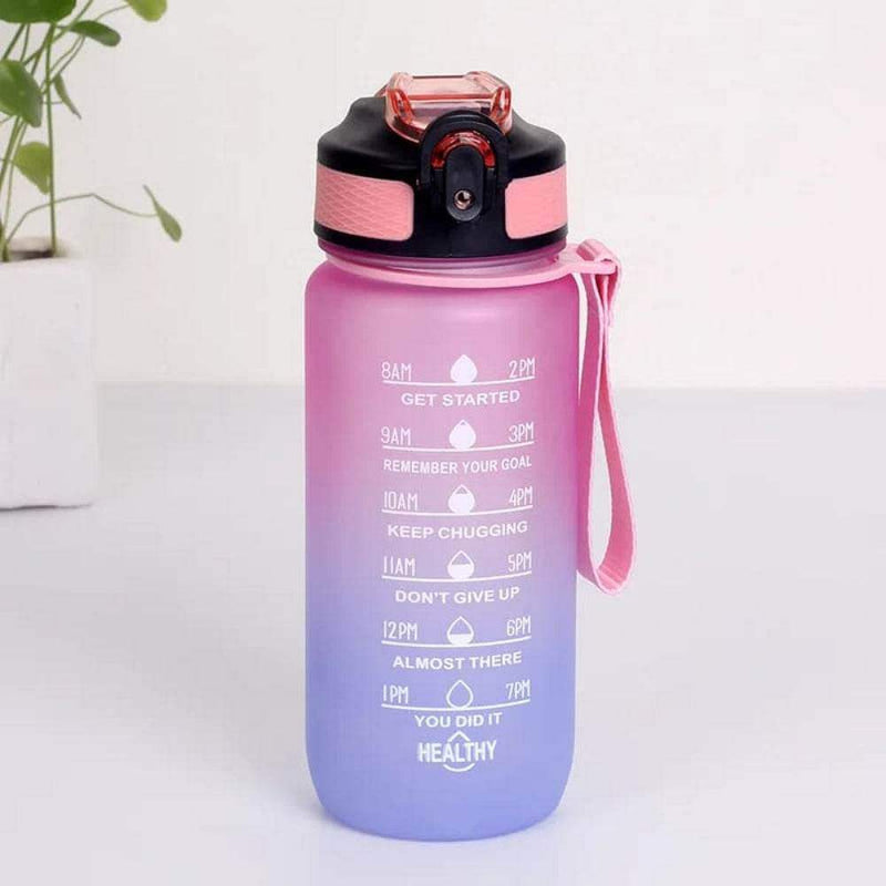 Water bottle, motivational, gym, yoga, running, sports - Yoga Essentials Here