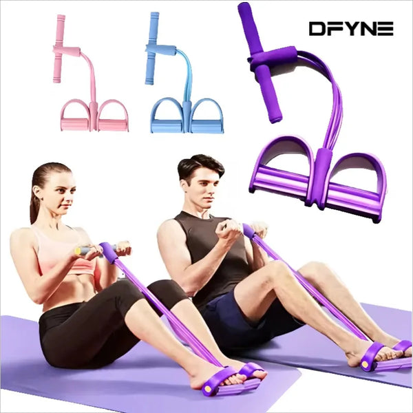 Abdominal training for yoga, with pedals, tension rope