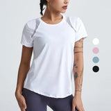Loose yoga clothes, short-sleeved sports t-shirts