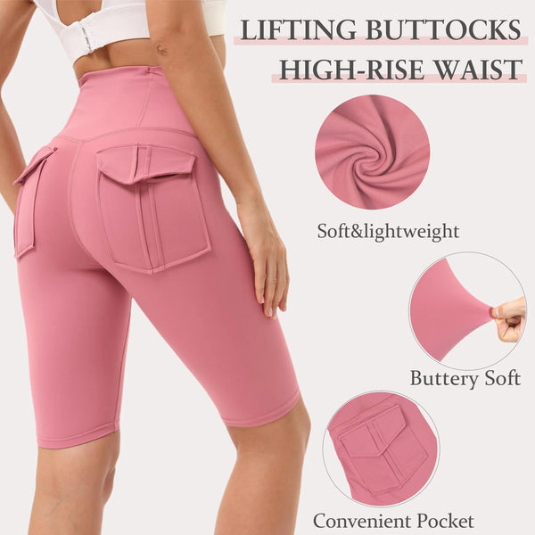 Women's high-waisted fitness short leggings