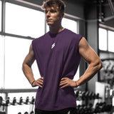 Men’s Sleeveless Gym T-Shirt – Quick-Dry, Lightweight - Yoga Essentials Here