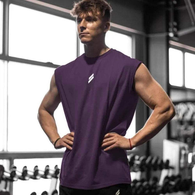Men’s Sleeveless Gym T-Shirt – Quick-Dry, Lightweight - Yoga Essentials Here