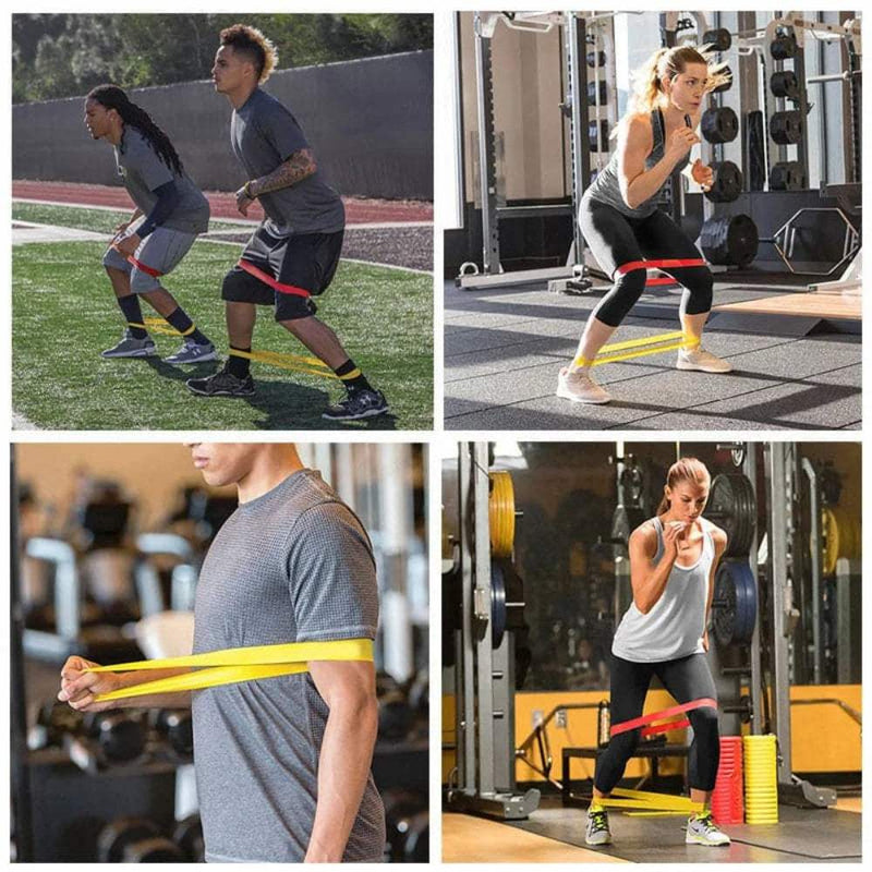 5Pcs Yoga Resistance Bands Set for Strength Training - Yoga Essentials Here