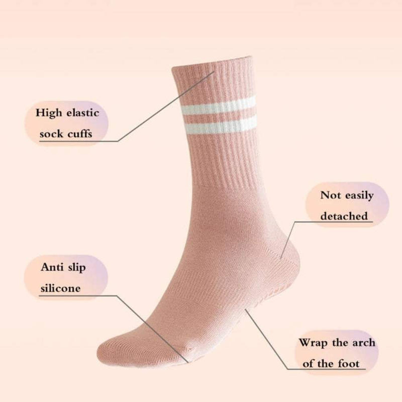 Non-Slip Yoga Socks for Women – Pilates, Ballet, Fitness - Yoga Essentials Here