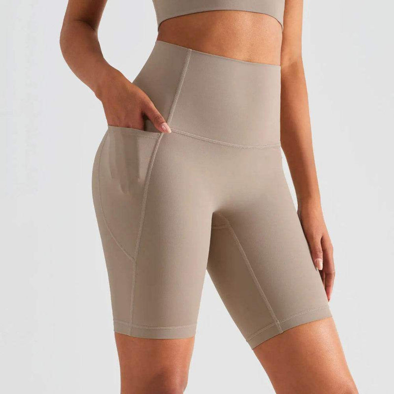 Women’s High-Waist Yoga Shorts – Breathable Workout Fit - Yoga Essentials Here