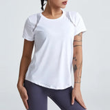 Loose yoga clothes, short-sleeved sports t-shirts