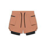 Men's 2-in-1 Gym Shorts, Double-Layer, Quick-Dry - Yoga Essentials Here