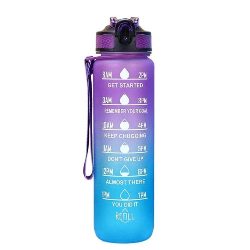 Water bottle, motivational, gym, yoga, running, sports - Yoga Essentials Here