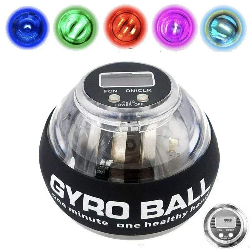 Hand Gyro Ball – Forearm & Wrist Trainer for Stress Relief - Yoga Essentials Here
