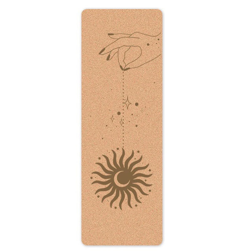 cork yoga mat, non-slip, double-sided and highly elastic