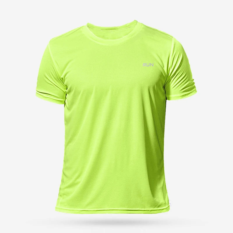 Breathable men’s short sleeve running t-shirt – lightweight sportswear