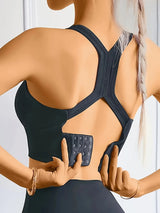 Sports Seamless Comfy & Breathable Push Up Yoga Tank