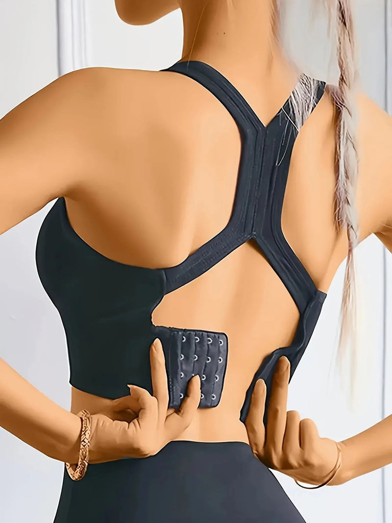 Sports Seamless Comfy & Breathable Push Up Yoga Tank