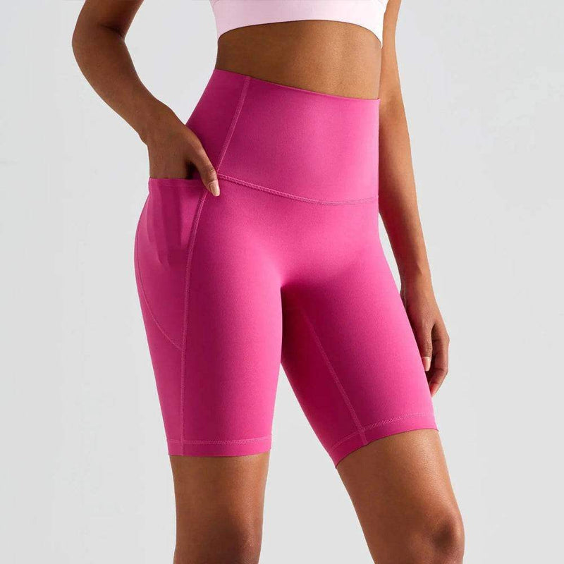 Women’s High-Waist Yoga Shorts – Breathable Workout Fit - Yoga Essentials Here