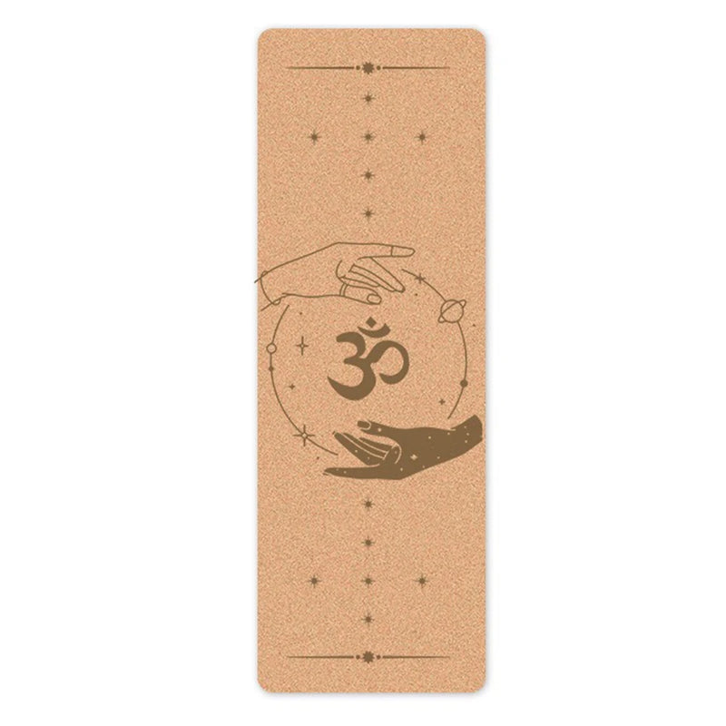 cork yoga mat, non-slip, double-sided and highly elastic