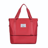 Women's expandable, waterproof yoga and pilates bag