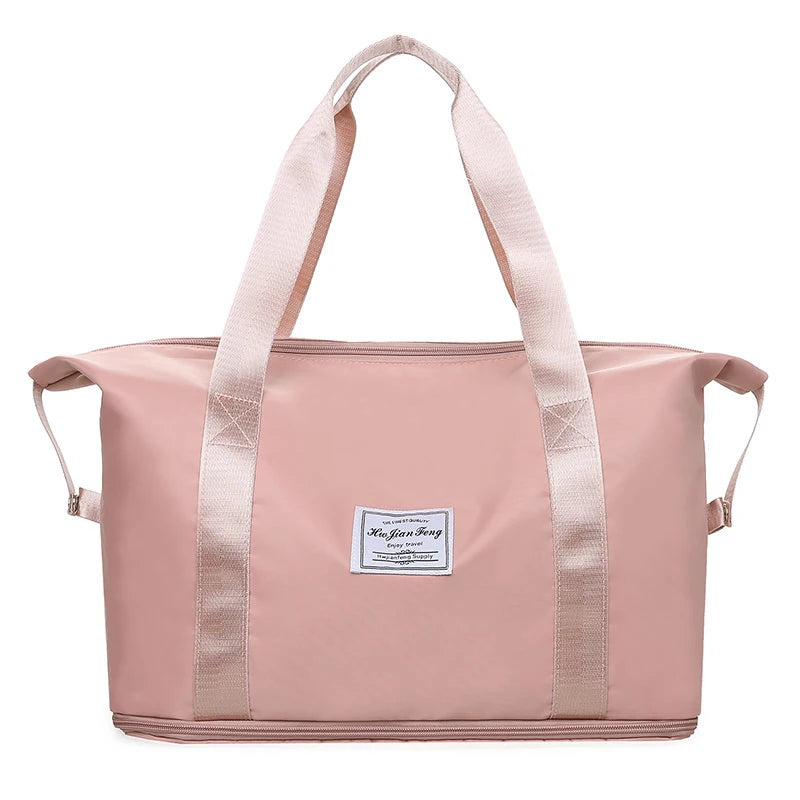 Women's expandable, waterproof yoga and pilates bag