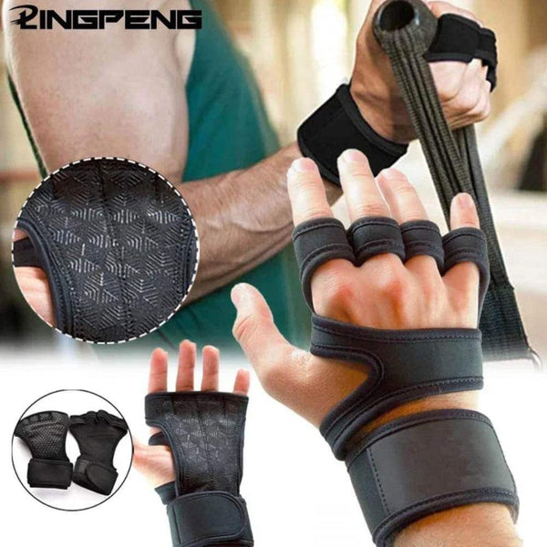 Gym Gloves with Wrist Wraps – CrossFit & Training - Yoga Essentials Here