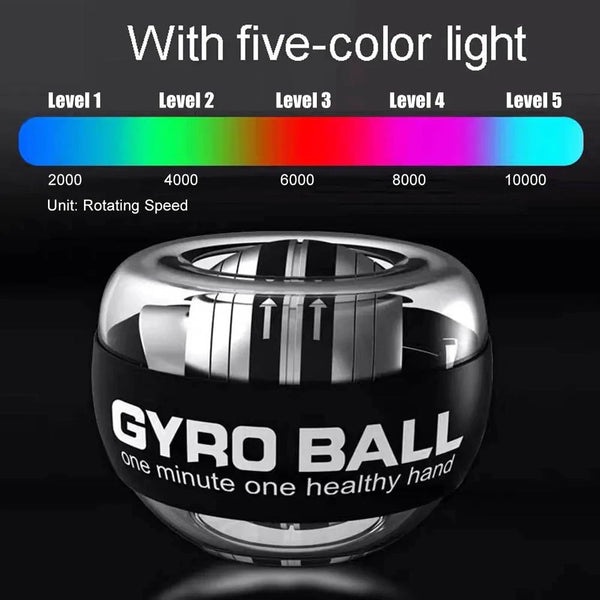 Hand gyro, wrist training ball, forearm exerciser