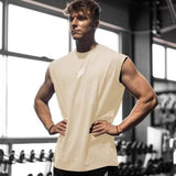 Men’s Sleeveless Gym T-Shirt – Quick-Dry, Lightweight - Yoga Essentials Here